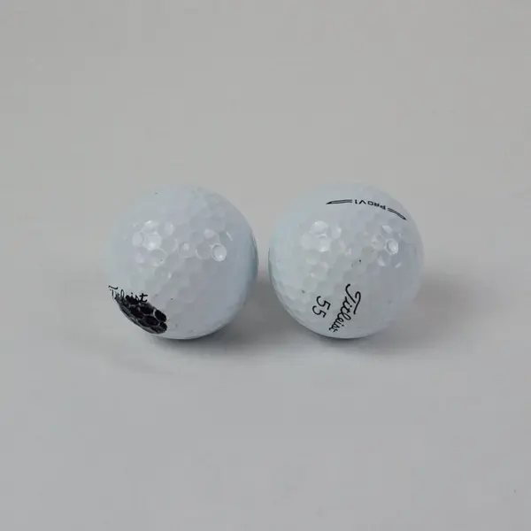 Lot of 6 Titleist Pro Used Golf Balls for Practice or Casual Rounds Mixed Series