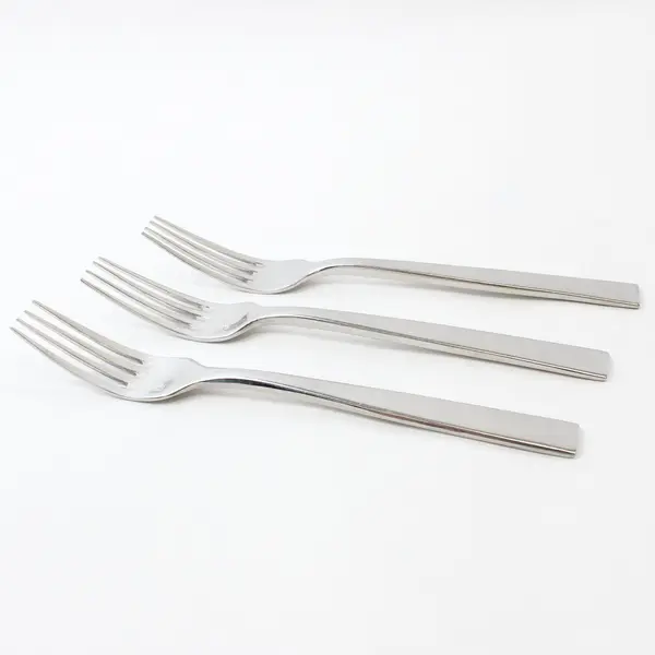 Lot of 3 Fortessa Stainless Steel Dinner Forks 8.5 in Unknown Pattern