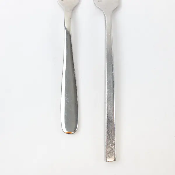 Lot of 3 Mixed Fortessa Stainless Steel Forks Unknown Patterns