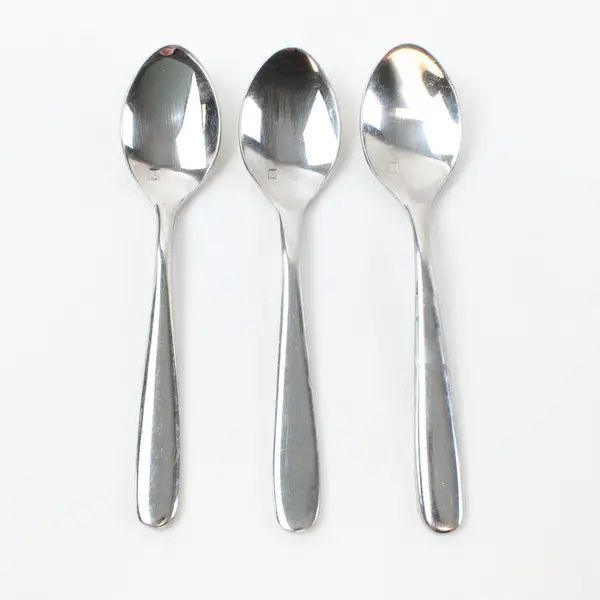 Lot of 3 Fortessa Stainless Steel Mini Spoons 5.5" in Unknown Pattern 