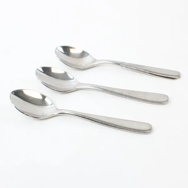 Lot of 3 Fortessa Stainless Steel Mini Spoons 5.5" in Unknown Pattern 