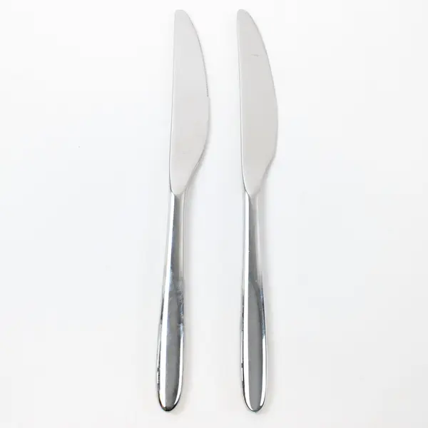 Lot of 2 WMF Stainless Steel Dinner Knives Unknown Pattern 9 in