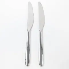 Lot of 2 WMF Stainless Steel Dinner Knives Unknown Pattern 9 in