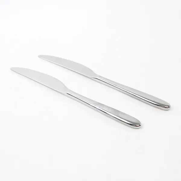 Lot of 2 WMF Stainless Steel Dinner Knives Unknown Pattern 9 in