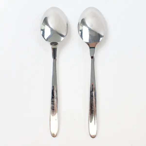 Lot of 2 WMF Cromargan Stainless Steel Mini Spoons 5 Inch