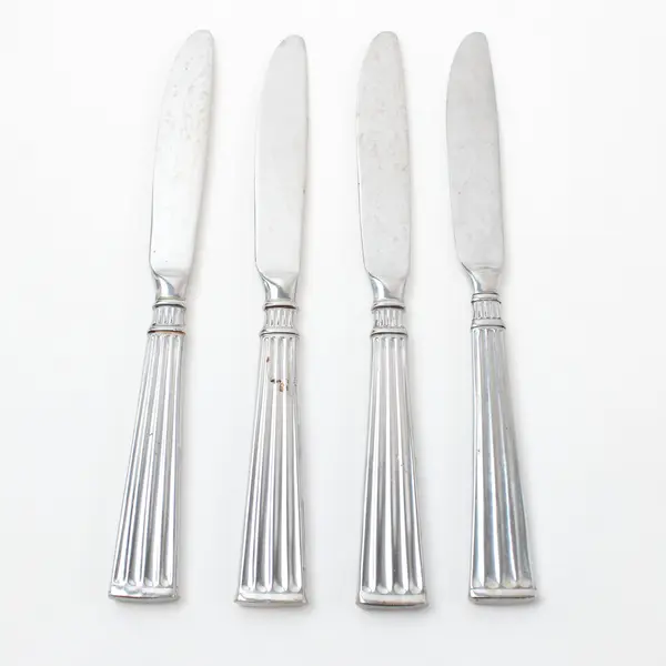Lot of 4 Pfaltzgraff Savannah Stainless Steel Dinner Knives 9"