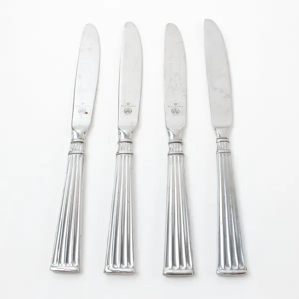Lot of 4 Pfaltzgraff Savannah Stainless Steel Dinner Knives 9"