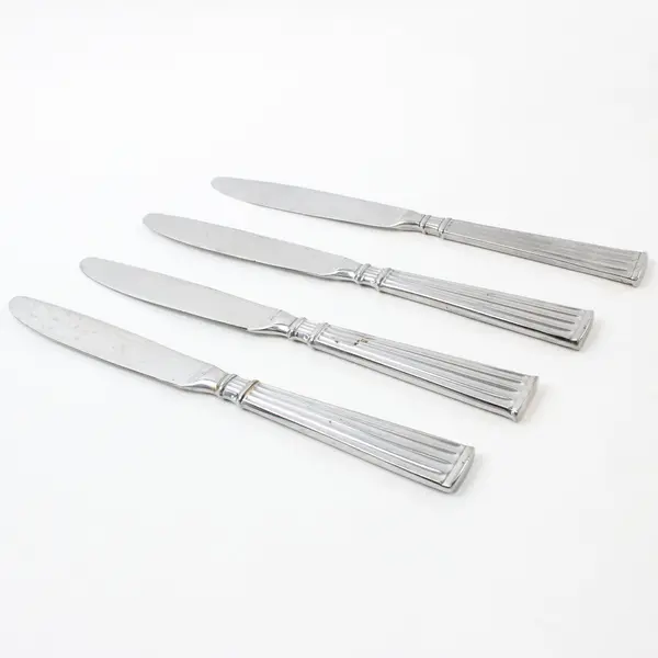 Lot of 4 Pfaltzgraff Savannah Stainless Steel Dinner Knives 9"
