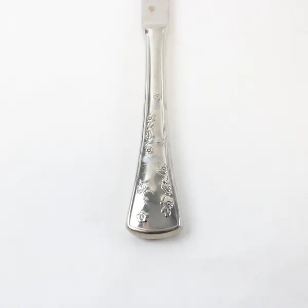 Lot of 2 Pfaltzgraff Wyndham Stainless Modern Hollow Butter Spreaders