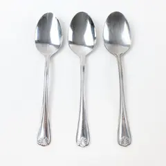 Lot of 3 Pfaltzgraff Sea Isle Stainless Steel Teaspoons 6 Inch