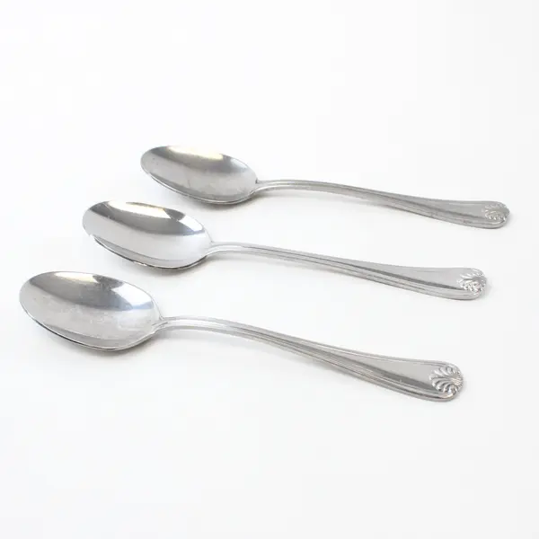 Lot of 3 Pfaltzgraff Sea Isle Stainless Steel Teaspoons 6 Inch