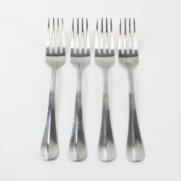 Lot of 4 Pfaltzgraff Simplicity Stainless Steel Forks 7.5"