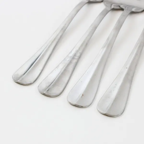 Lot of 4 Pfaltzgraff Simplicity Stainless Steel Forks 7.5"