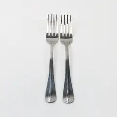 Lot of 2 Pfaltzgraff Simplicity Stainless Steel Forks 7.5"