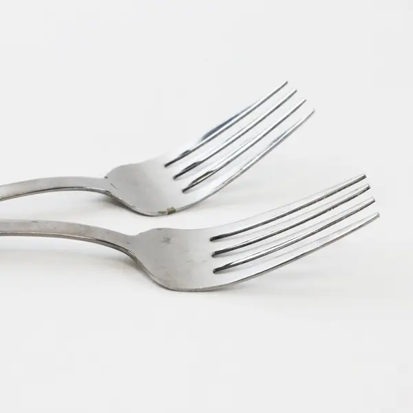Lot of 2 Pfaltzgraff Simplicity Stainless Steel Forks 7.5"