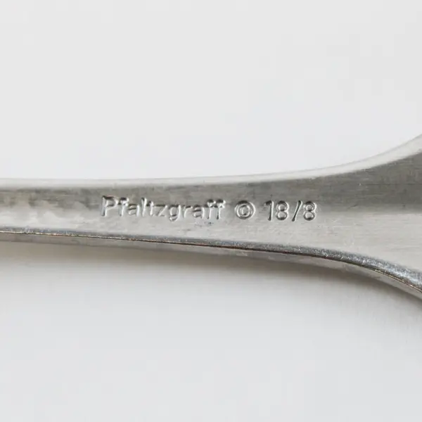 Lot of 4 Pfaltzgraff Sierra Satin Stainless Steel Teaspoons 7"