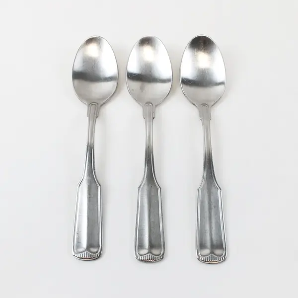 Lot of 3 Pfaltzgraff Sierra Satin Stainless Steel Soup Spoons 8"