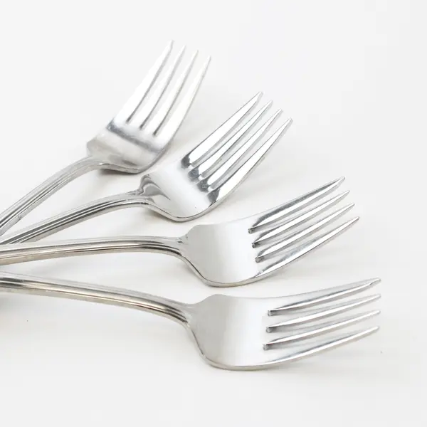 Lot of 4 Pfaltzgraff Sachet Stainless Steel Salad Forks 7 Inch