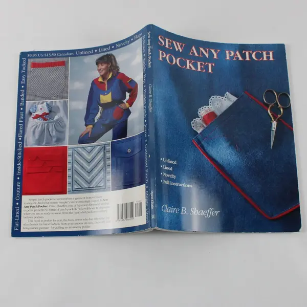 Sew Any Patch Pocket Claire B. Shaeffer Trade Paperback 1992 Sewing Book