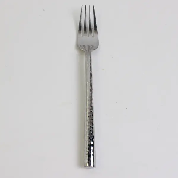 Michael Lloyd 18/8 Stainless Steel Solid Dinner Fork Boulder Pattern 8 Inches