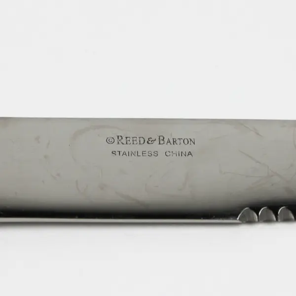 Reed & Barton Brookshire Stainless Solid Handle Steak Knife 9.75 Inches