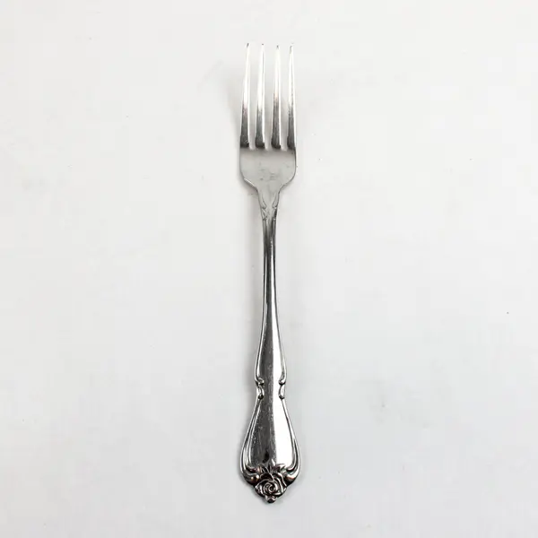 Lot of 2 Oneida Rogers Arbor Rose-True Rose Stainless Steel Forks 7 3/8" 