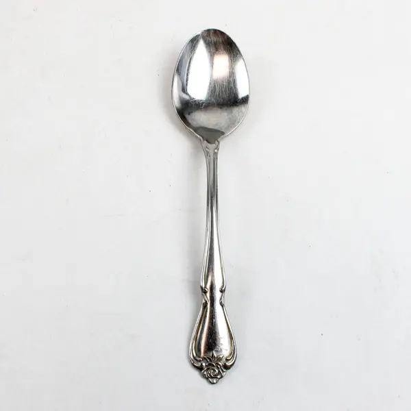 Oneida Rogers Arbor Rose-True Rose Stainless Steel Oval Place/Soup Spoon 6 7/8"