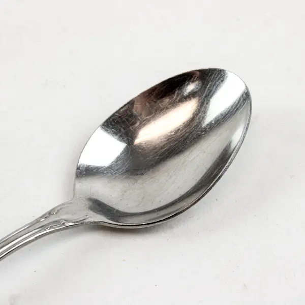 Lot of 2 Oneida Rogers Arbor Rose-True Rose Stainless Oval Soup Spoons 6 7/8"