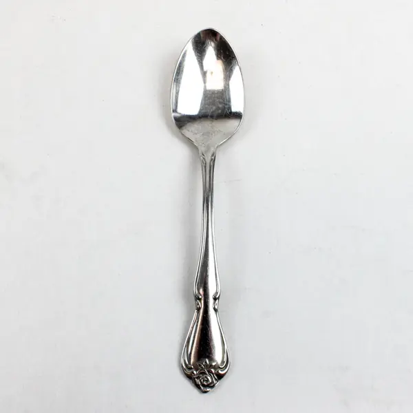 Lot of 3 Oneida Rogers Arbor Rose-True Rose Stainless Steel Teaspoons 6"