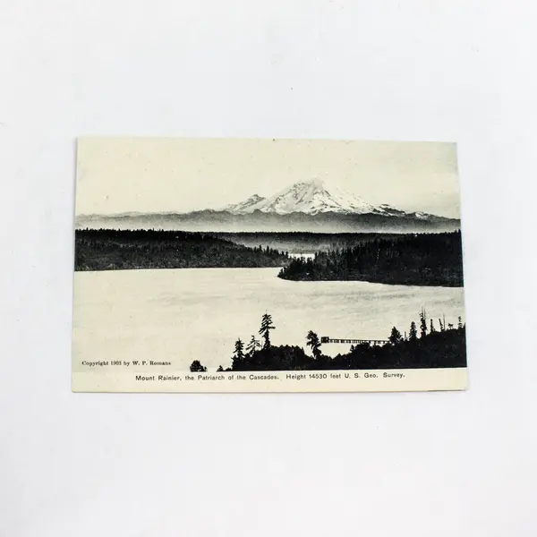 Lot of 3 1903-1907 Washington Mt St Helens Mt Rainier Topo Postcards