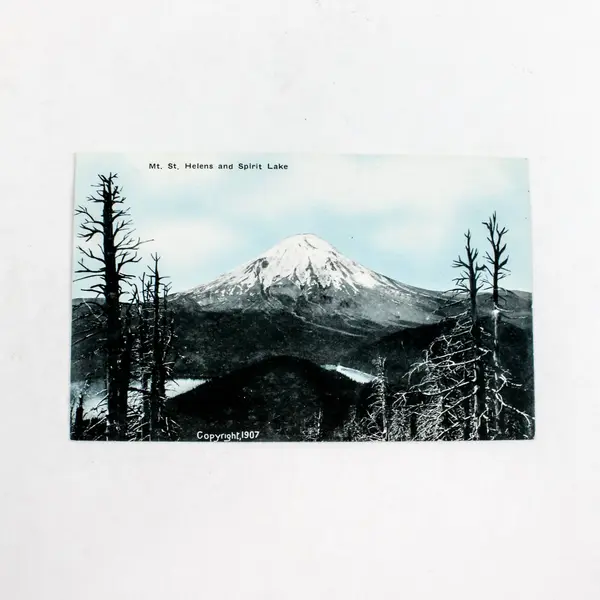 Lot of 3 1903-1907 Washington Mt St Helens Mt Rainier Topo Postcards