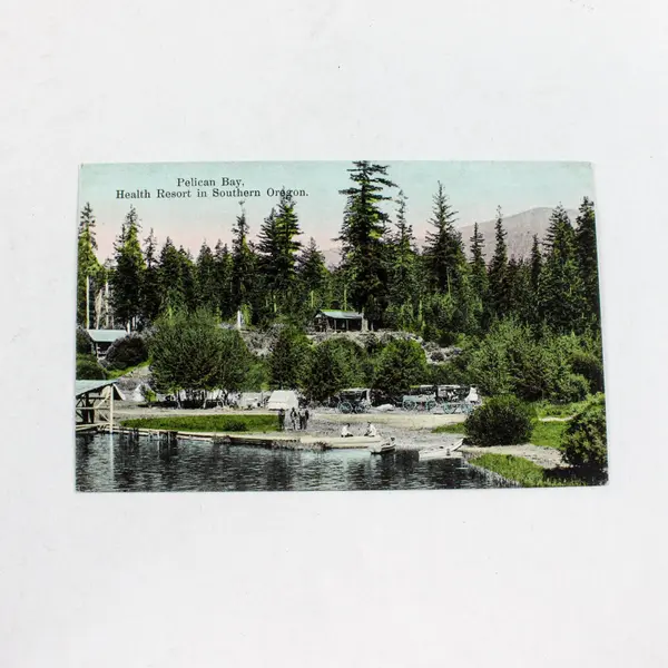 Lot of 3 VTG Southern Oregon Postcards Mt Pitt Pelican Bay Hanging Rock