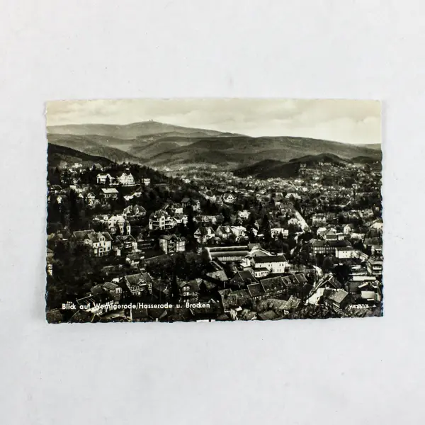 Lot Of 3 VTG 1950s Wernigerode East Germany Bird's-Eye View RPPC Postcards