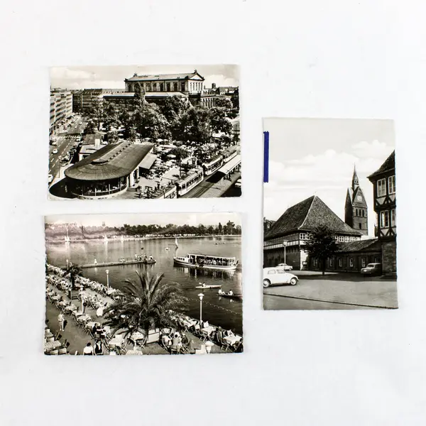 Lot of 3 Vintage 1950s Hanover Germany Real Photo Postcards
