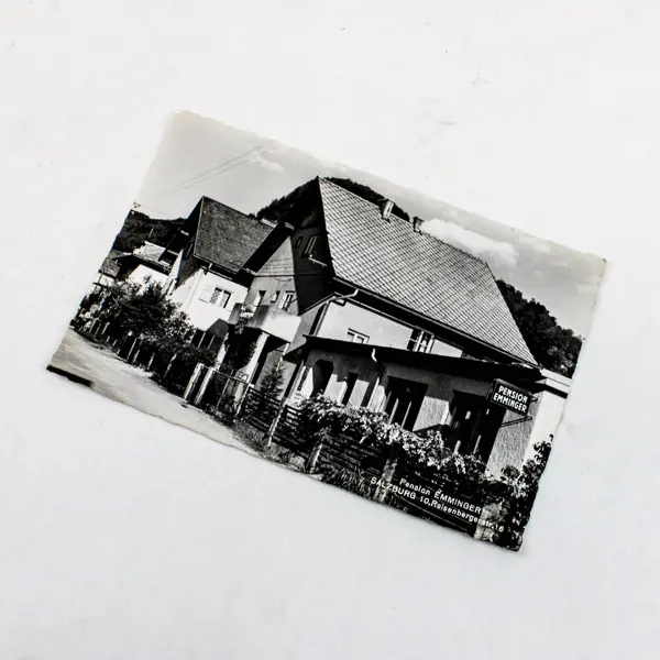 VTG 1960 Pension Emminger Guest House Salzburg Austria RPPC Postcard
