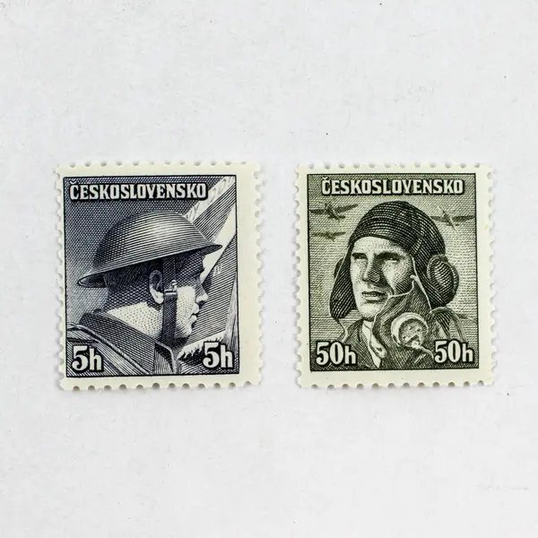 Set Of 8 Czechoslovakia 1945 London Issue Stamps Sc #272-79 MNH