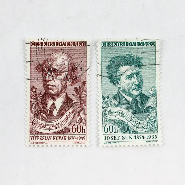 Set Of 6 Czechoslovakia 1957 Composer Stamps SC #801-06 Used