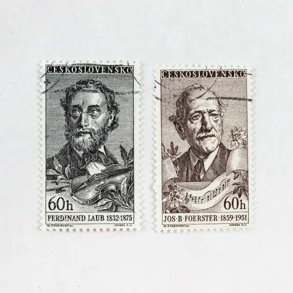 Set Of 6 Czechoslovakia 1957 Composer Stamps SC #801-06 Used