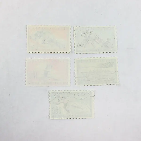 Set Of 5 Czechoslovakia 1960 Olympic Sports SC #962-63B Used