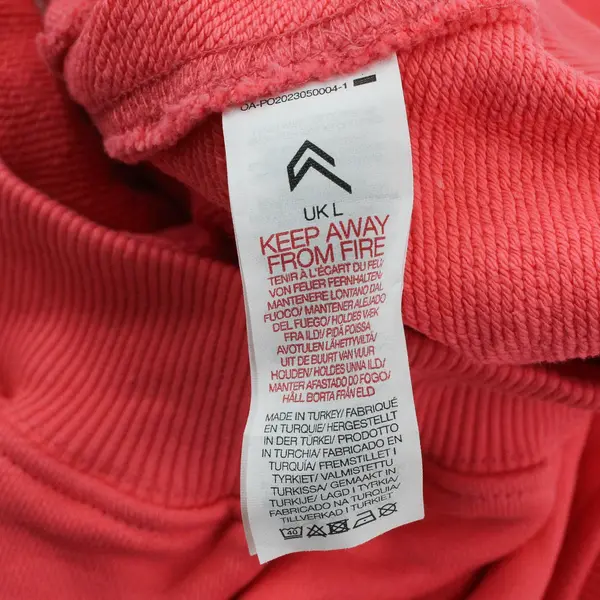 Oner Active Women's Amplify Pink V-Neck Cropped Sweatshirt Large
