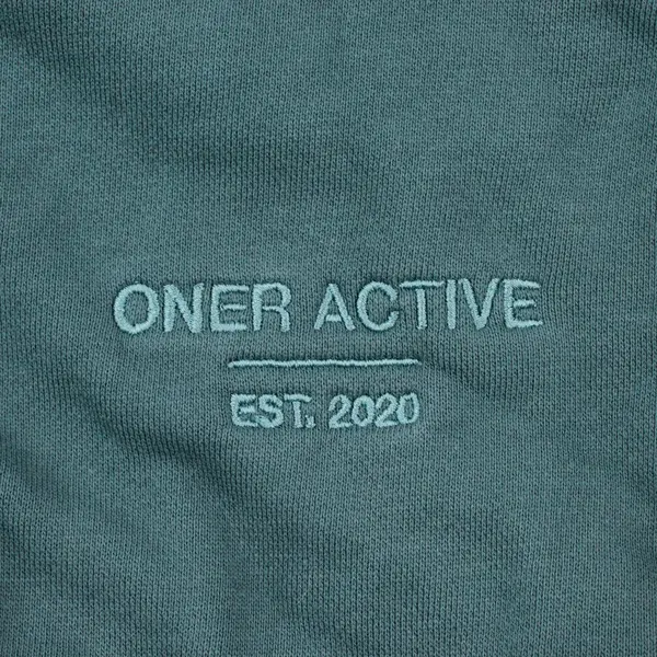 Oner Active Women's Large Teal Green Cropped Sweatshirt Pullover