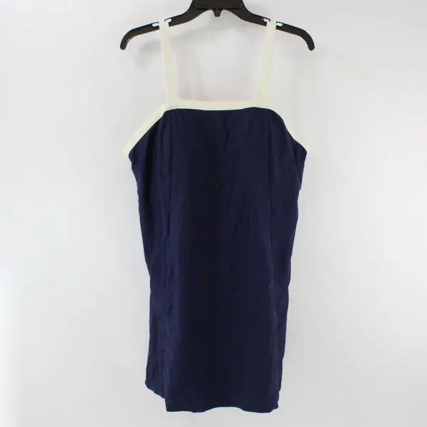 Roaman's Navy Blue Swim Dress Women's 18W Plus Size
