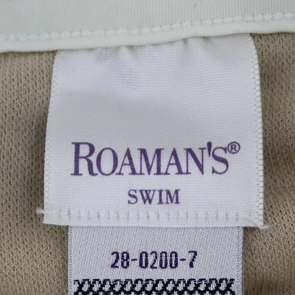 Roaman's Navy Blue Swim Dress Women's 18W Plus Size