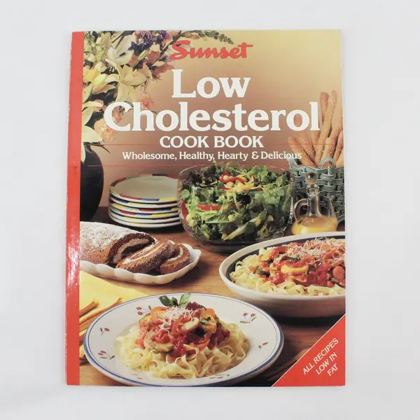 Vintage Sunset Low Cholesterol Cook Book 1994 Paperback Good