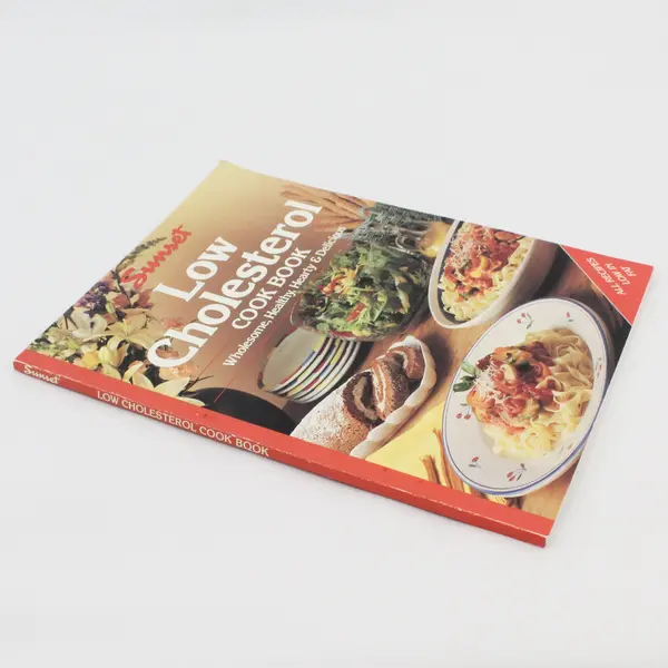 Vintage Sunset Low Cholesterol Cook Book 1994 Paperback Good