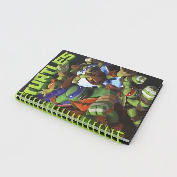 Teenage Mutant Ninja Turtles Spiral Bound Hardcover Journal 48 Sheets Blank 2015