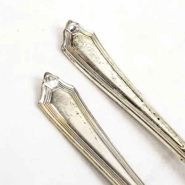 Lot of 8 Cocktail Forks Appetizer Dessert Serving Flatware