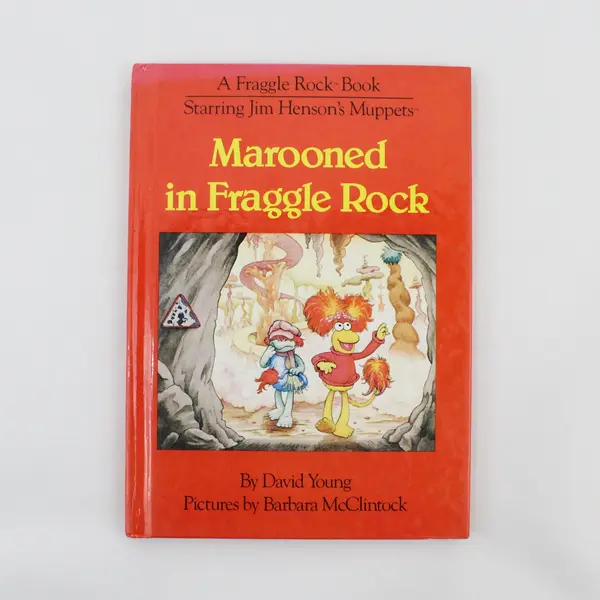 Vintage Fraggle Rock Book Marooned in Fraggle Rock David Young 1984 Hardcover
