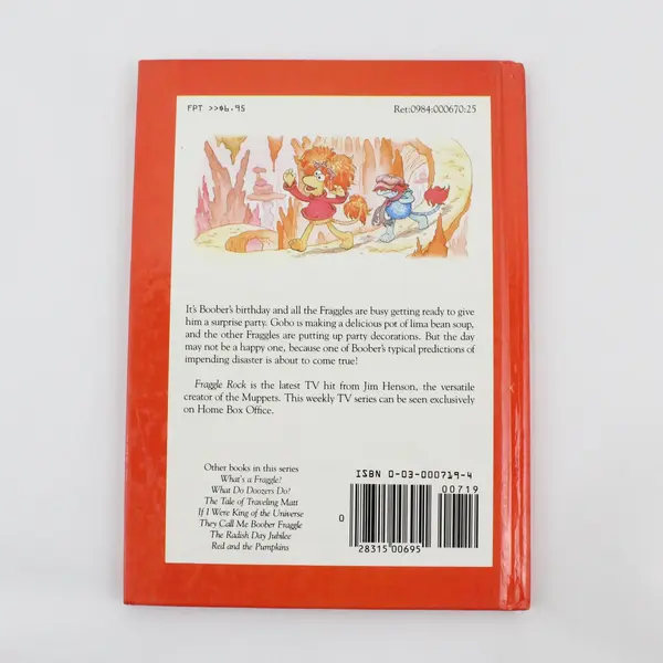 Vintage Fraggle Rock Book Marooned in Fraggle Rock David Young 1984 Hardcover