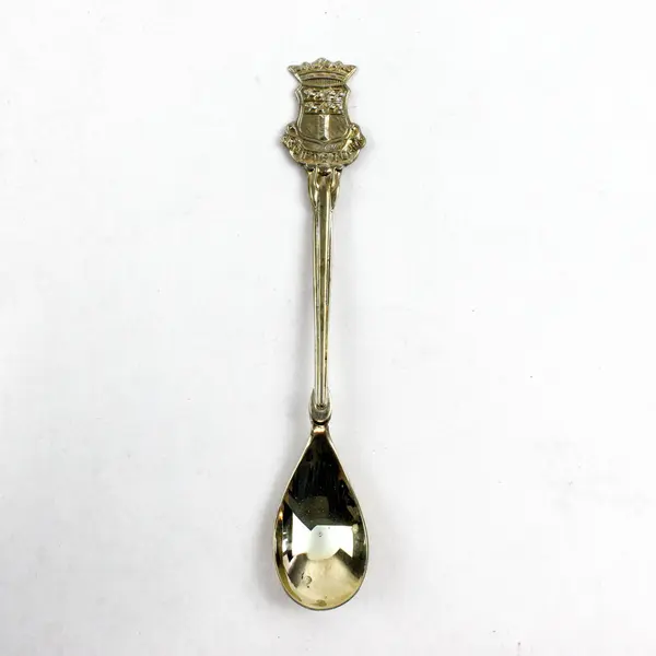 Lot of 3 Silver-Plated Souvenir Spoons Collectible Display